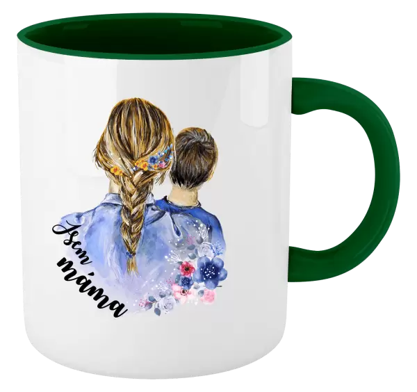 Vánoční hrnek Jsem máma - kluk