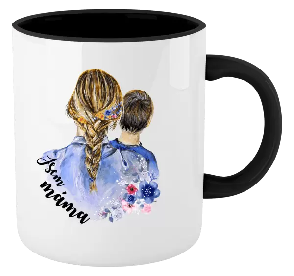 Vánoční hrnek Jsem máma - kluk