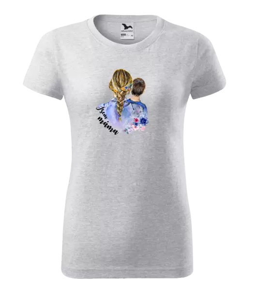 Dámské vánoční tričko Jsem máma - kluk