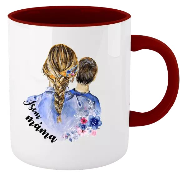 Vánoční hrnek Jsem máma - kluk