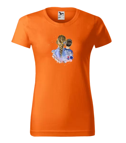 Dámské vánoční tričko Jsem máma - kluk