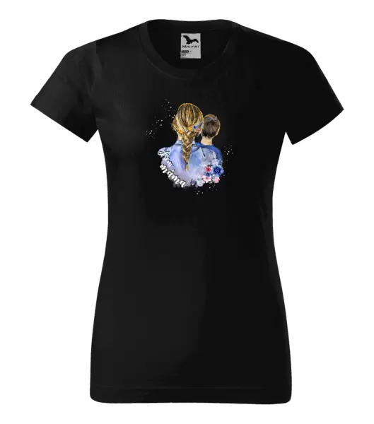 Dámské vánoční tričko Jsem máma - kluk