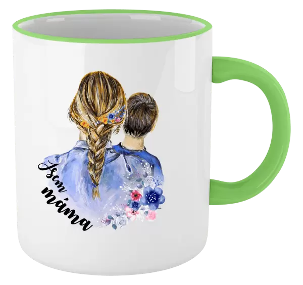 Vánoční hrnek Jsem máma - kluk