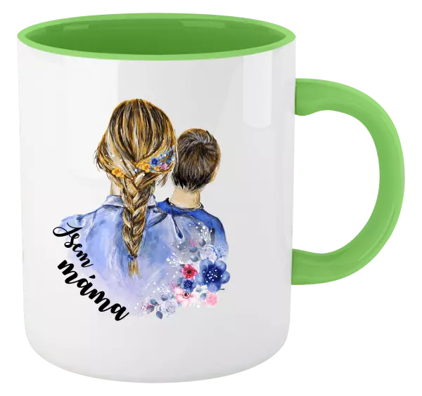 Vánoční hrnek Jsem máma - kluk