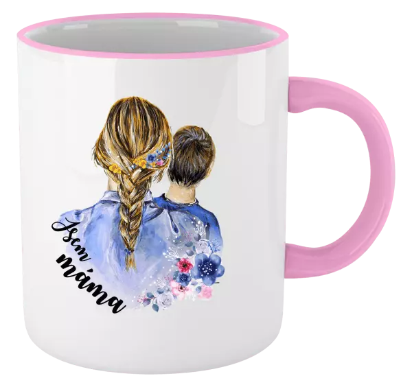 Vánoční hrnek Jsem máma - kluk