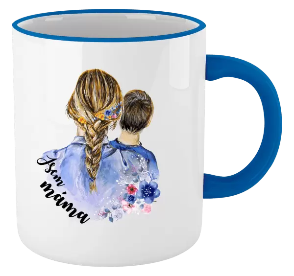 Vánoční hrnek Jsem máma - kluk