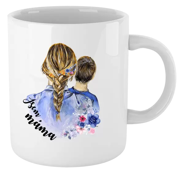 Vánoční hrnek Jsem máma - kluk