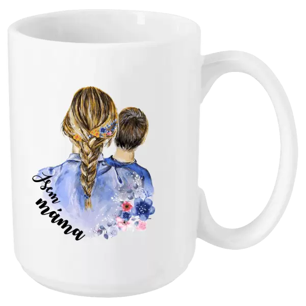 Vánoční hrnek Jsem máma - kluk