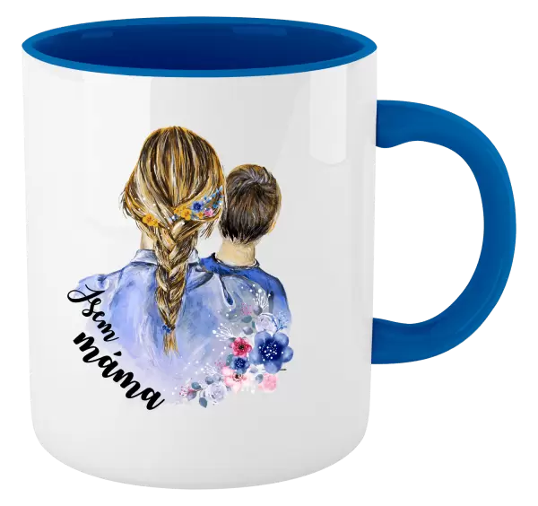 Vánoční hrnek Jsem máma - kluk