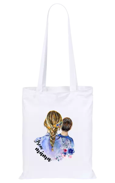 Látková taška Jsem máma - kluk