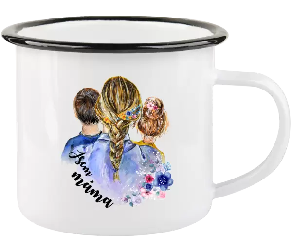 Vánoční plecháček Jsem máma - kluk a holka