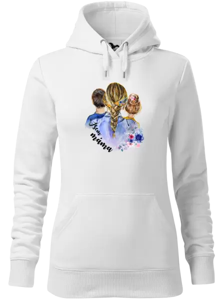 Dámská vánoční mikina Jsem máma - kluk a holka