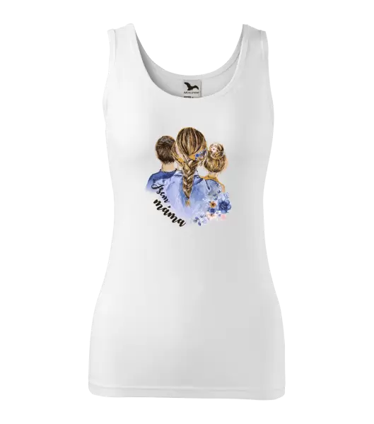 Dámské tílko Jsem máma - kluk a holka