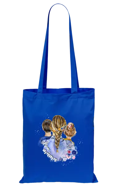 Látková taška Jsem máma - kluk a holka