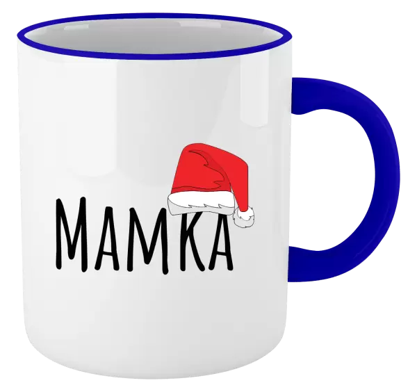 Vánoční hrnek Vánoční čepice - mamka