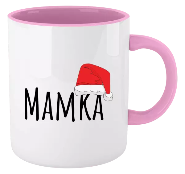 Vánoční hrnek Vánoční čepice - mamka