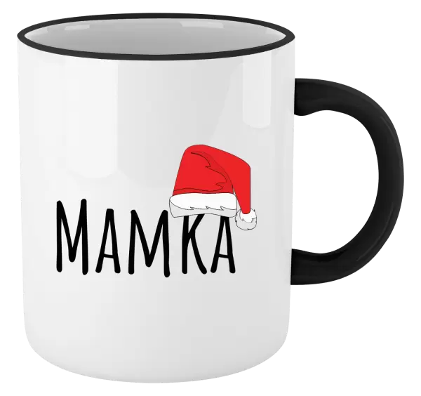 Vánoční hrnek Vánoční čepice - mamka