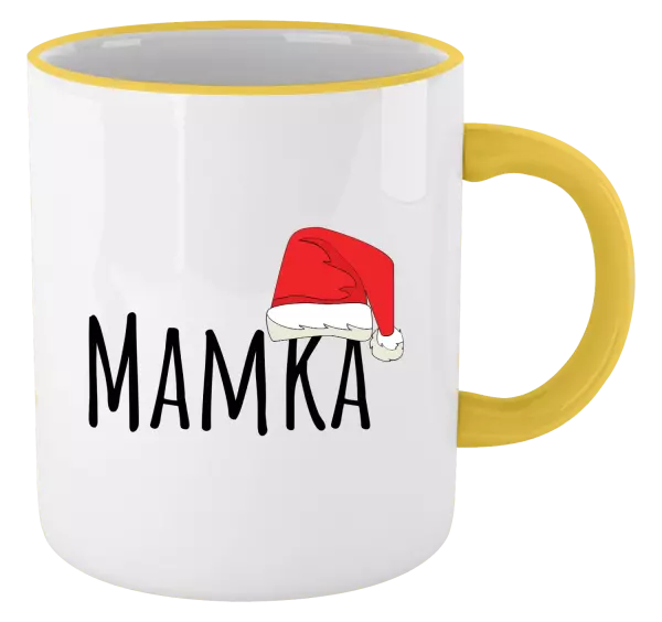 Vánoční hrnek Vánoční čepice - mamka