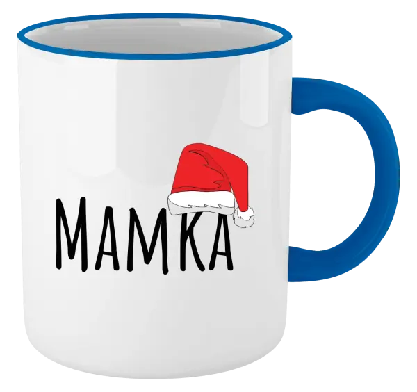 Vánoční hrnek Vánoční čepice - mamka