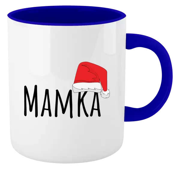 Vánoční hrnek Vánoční čepice - mamka