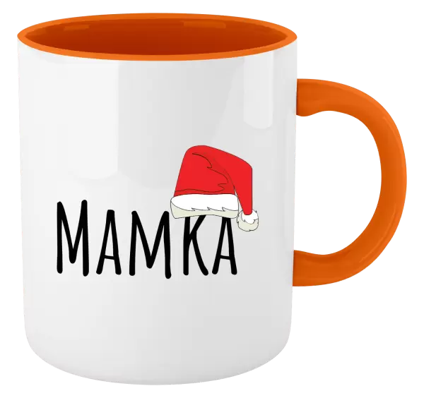 Vánoční hrnek Vánoční čepice - mamka