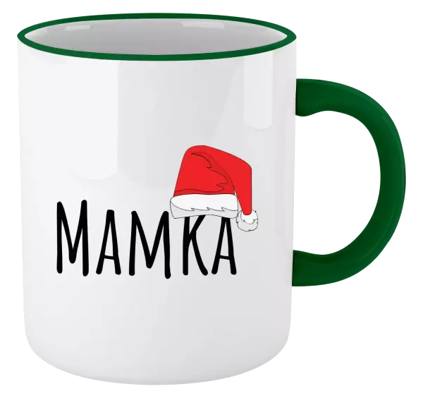 Vánoční hrnek Vánoční čepice - mamka