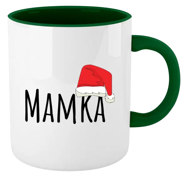 Vánoční hrnek Vánoční čepice - mamka