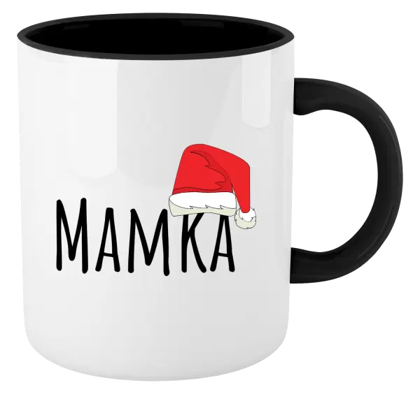 Vánoční hrnek Vánoční čepice - mamka