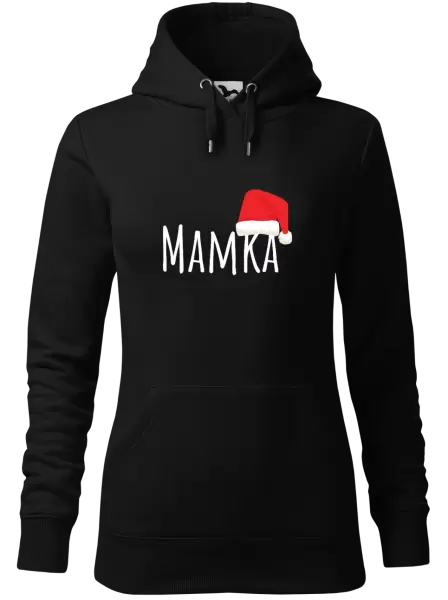Dámská vánoční mikina Vánoční čepice - mamka