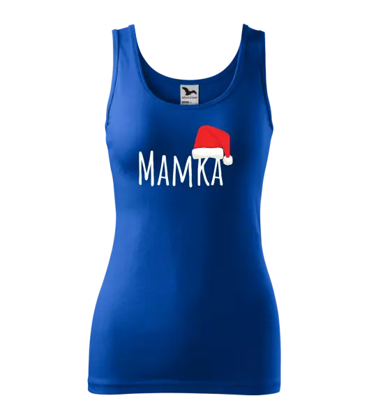 Dámské vánoční tílko Vánoční čepice - mamka