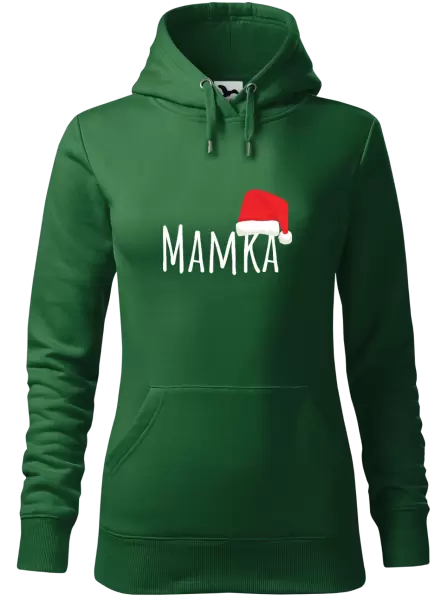 Dámská vánoční mikina Vánoční čepice - mamka