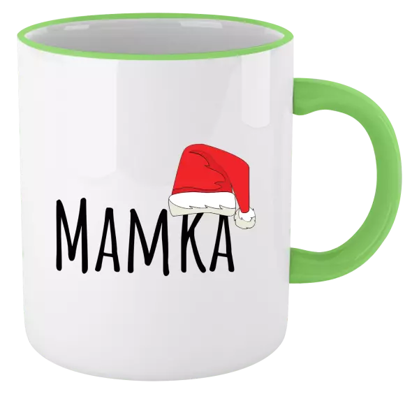 Vánoční hrnek Vánoční čepice - mamka