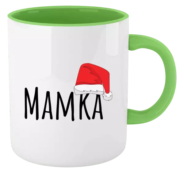 Vánoční hrnek Vánoční čepice - mamka