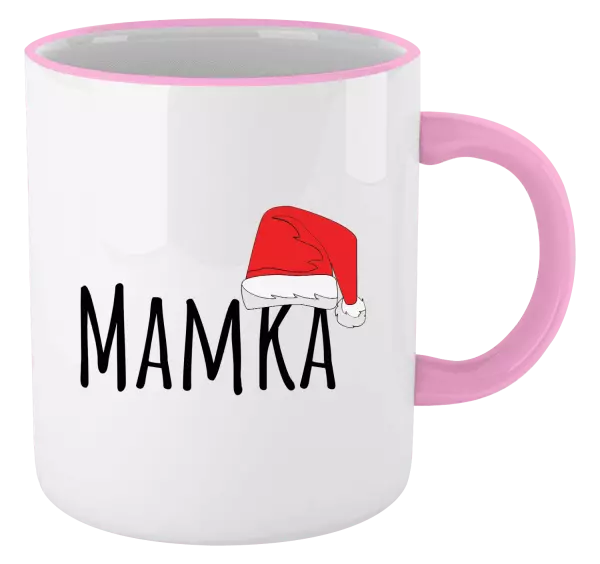 Vánoční hrnek Vánoční čepice - mamka