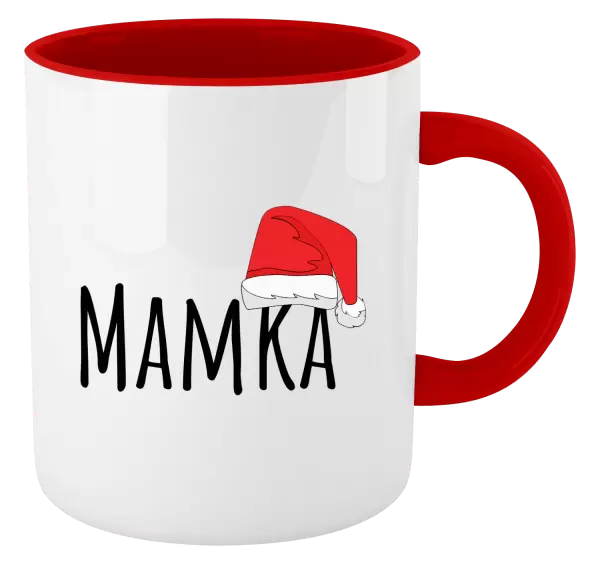 Vánoční hrnek Vánoční čepice - mamka