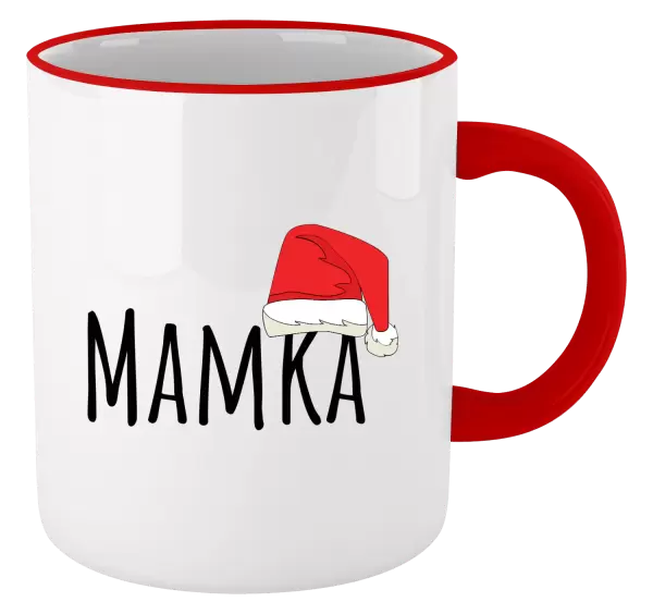 Vánoční hrnek Vánoční čepice - mamka