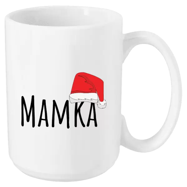 Vánoční hrnek Vánoční čepice - mamka