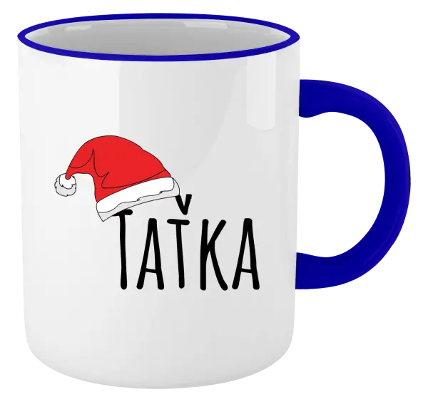 Vánoční hrnek Vánoční čepice - taťka