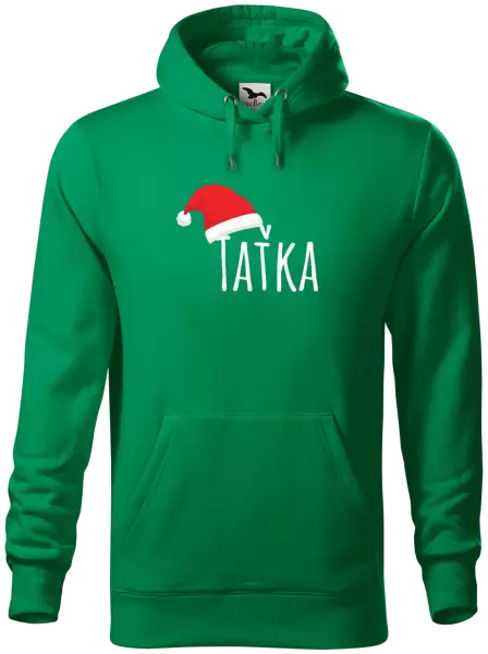 Pánská mikina Vánoční čepice - taťka