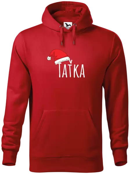 Pánská mikina Vánoční čepice - taťka