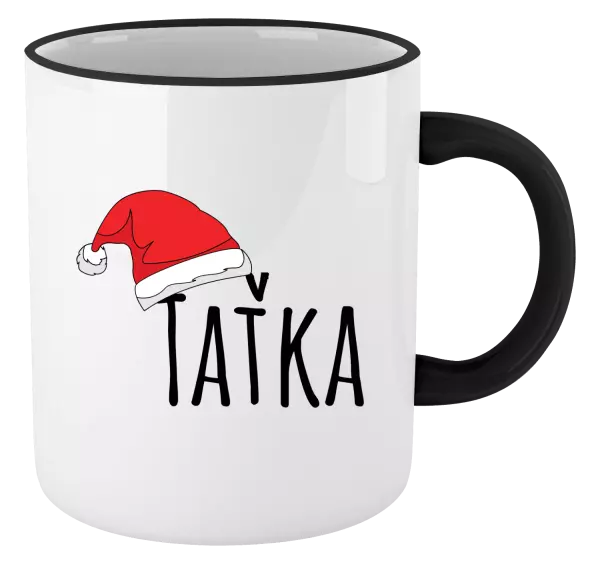 Vánoční hrnek Vánoční čepice - taťka