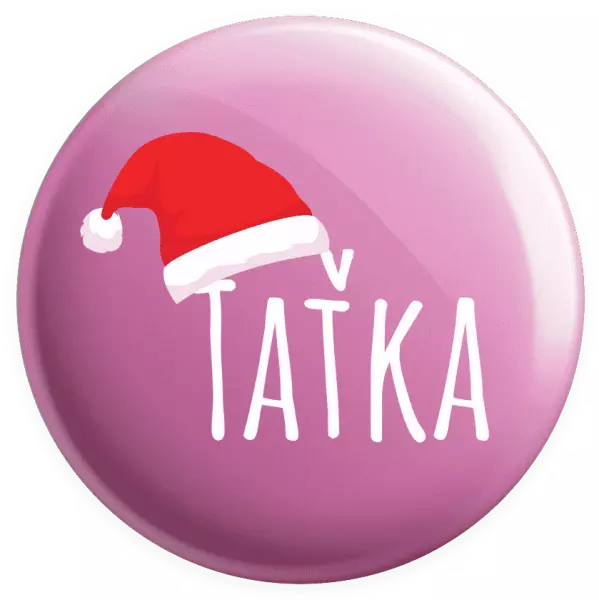 Placka Vánoční čepice - taťka