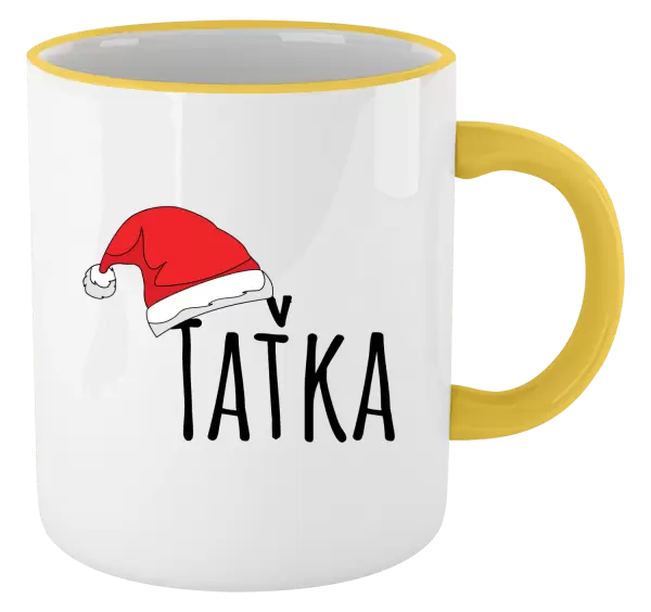 Vánoční hrnek Vánoční čepice - taťka