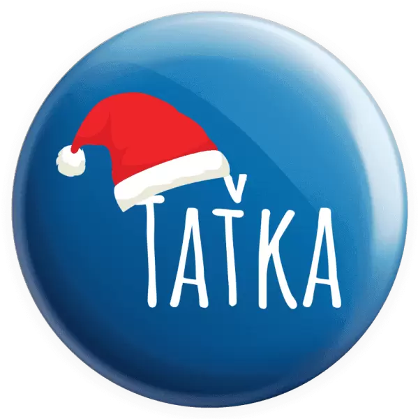 Placka Vánoční čepice - taťka