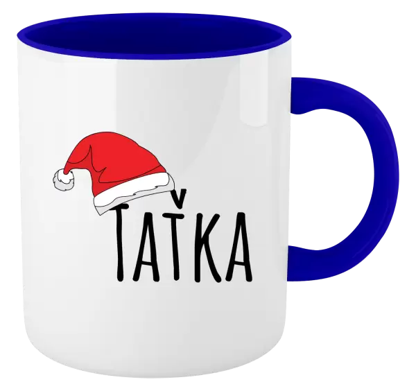 Vánoční hrnek Vánoční čepice - taťka