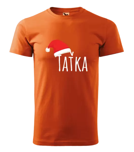 Pánské vánoční tričko Vánoční čepice - taťka