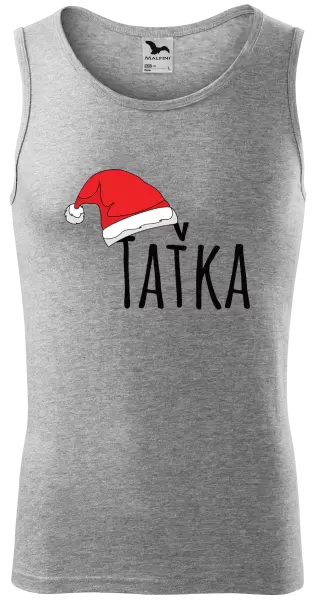Pánské vánoční tílko Vánoční čepice - taťka