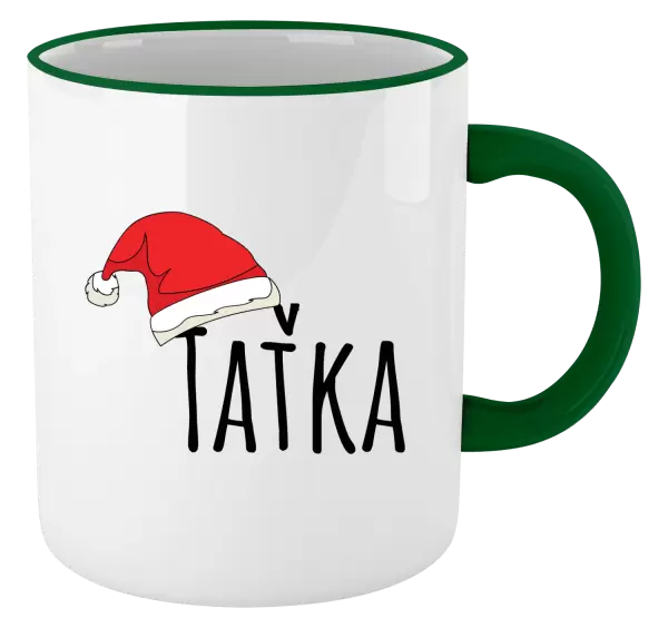 Vánoční hrnek Vánoční čepice - taťka