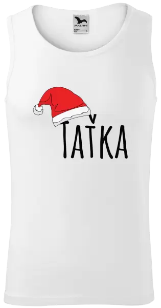 Pánské vánoční tílko Vánoční čepice - taťka