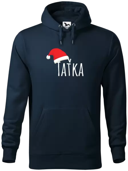 Pánská mikina Vánoční čepice - taťka